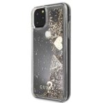 Guess GUHCN65GLHFLGO iPhone 11 Pro Max 6,5" gold hard case Glitter Hearts - imagine 2