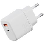 Wall Charger Bazic Goport Velox    Kit 1xUSB-C 1xUSB-A GaN 35W with cable white - imagine 2