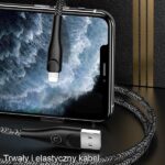 USAMS braided cable U41 lightning 3m 2A red SJ397USB02 (US-SJ397) Fast Charge - imagine 2