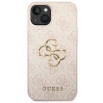 Guess GUHCP14M4GMGPI iPhone 14 Plus / 15 Plus 6.7" pink hardcase 4G Big Metal Logo - imagine 3