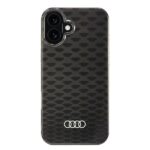Audi IML Stitching Pattern MagSafe iPhone 16 Plus 6.7" black hardcase AU-IMLMIP16M-Q5/D3-BK