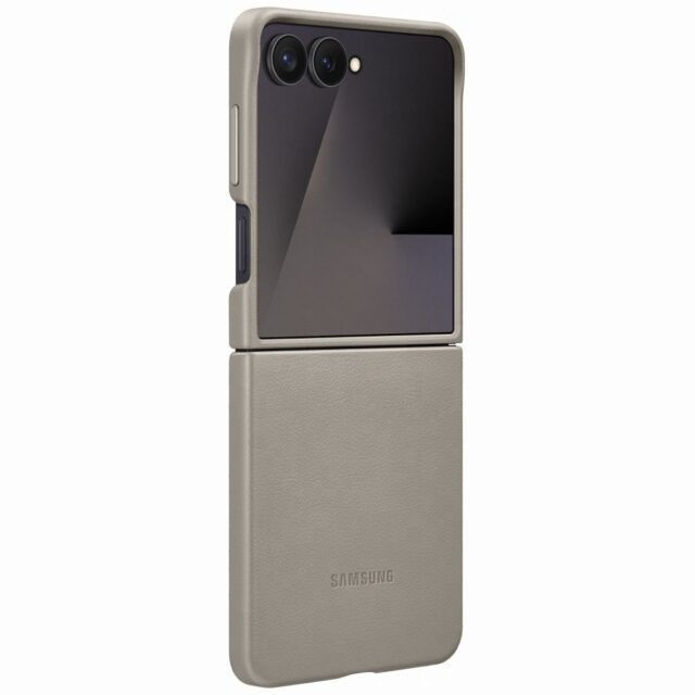 Case Samsung Kindsuit Case for Galaxy Z   Flip7 taupe - imagine 4