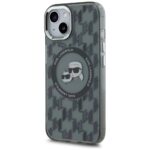 Karl Lagerfeld KLHMP15MHMCKMHK iPhone 15 Plus 6.7" black IML Monogram Karl&Choupette Head MagS - imagine 2