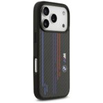 Case BMW M Kevlar Lines & Logo MagSafe for iPhone 17 Pro black - imagine 3