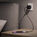 USAMS Charger 1xUSB-C+1xUSB 45W(only head) GaN PD3.0 +QC3.0 Fast Charging black/blackCC178TC01 - imagine 7