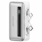 USAMS Powerbank 4500mAh USB-C/Lightning  20W PD Fast Charge silver XB Series 4K5CD23302 (US-