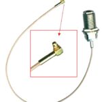 MikroTik ACMMCX | RF Pigtail | MMCX/N-TYPE Female, 360mm