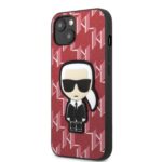 Karl Lagerfeld KLHCP13SPMNIKPI iPhone 13 mini 5,4" hardcase red Monogram Ikonik Patch - imagine 2