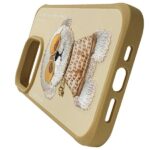 Nimmy case iPhone 15 Pro 6.1" khaki Glasses Cool Dog - imagine 6