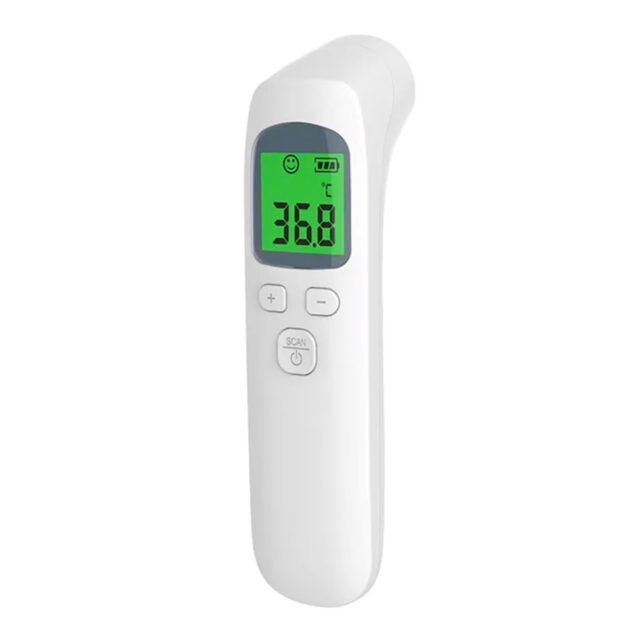Extralink Smart Life F-01 Non-Contact Thermometer, White - imagine 2