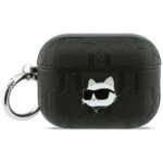 Case Karl Lagerfeld Monogram Choupette   Head for AirPods Pro 3 black