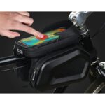Extralink Bicycle Bag, Waterproof Frame Pannier with Phone Case - imagine 10