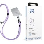 3MK EasyClip Purple (black) Phone Lanyard