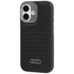 Case Audi GT Synthetic Leather MagSafe for iPhone 17 black - imagine 3