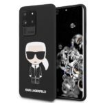 Karl Lagerfeld KLHCS69SLFKBK S20 Ultra G988 hardcase black Silicone Iconic