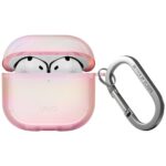 Case UNIQ Iridescia for AirPods 4 Hang Case pink prism