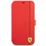 Ferrari FESAXFLBKP13SRE iPhone 13 mini 5,4" red book On Track Carbon Stripe - imagine 2