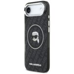 Case Karl Lagerfeld IML Karl Head Logo   MagSafe for iPhone Air black - imagine 2
