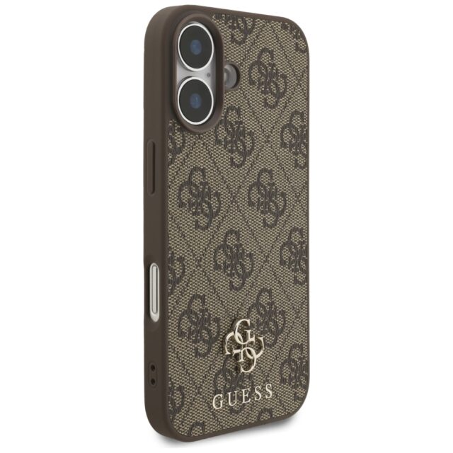 Guess 4G Small Classic Logo MagSafe Case for iPhone 17 Brown - imagine 4