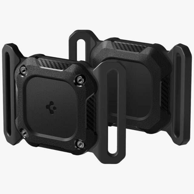 Case Spigen Tough Armor for pets for Apple AirTag black - imagine 3