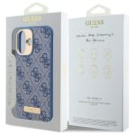 Guess GUHMP16SU4GPRB iPhone 16 6.1" blue hardcase 4G Logo Plate MagSafe - imagine 8