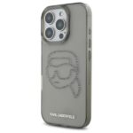 Karl Lagerfeld KLHCP16XHKHDCELK iPhone 16 Pro Max 6.9" black hardcase IML Rhinestones Karl Head - imagine 2