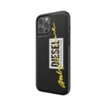 Diesel Moulded Case Embroidery iPhone12 Pro Max czarno-limonkowy/black-lime 42508 - imagine 6