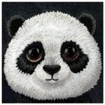 Nimmy case iPhone 16 Pro Max 6.9"        black Big Eyed Pet 2.0 Panda - imagine 7