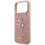 Guess Fixed Glitter Big 4G Case for iPhone 17 Pro Max Pink - imagine 6