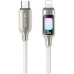 USAMS TC Series SJ749 30W USB-C to Lightning cable 1.2 m titanium