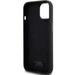 Karl Lagerfeld KLHCP15SSMHCNPK iPhone 15/ 14 / 13 6.1" black Silicone Choupette Metal Pin - imagine 7