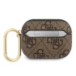 Guess GUAP4GSMW AirPods Pro cover brown 4G Script Metal Collection - imagine 2