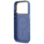 Case Guess 4G Strass Logo MagSafe for iPhone 17 Pro blue - imagine 7