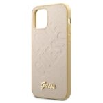Guess GUHCP12LPUILGLG iPhone 12 Pro Max 6,7" gold hardcase Iridescent Love Script Gold Logo - imagine 6