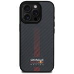 Red Bull RBHMP16L24CFGSMK iPhone 16 Pro  6.3" hardcase black Carbon Fiber Power Bar MagSafe - imagine 3