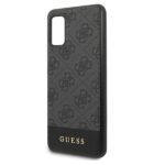 Guess GUHCA41G4GLGR A415 A41 grey hard case 4G Stripe Collection - imagine 3
