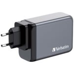 Verbatim GNC-240 GaN Charger 4 Port 240W USB A/C (EU/UK/US) - imagine 3