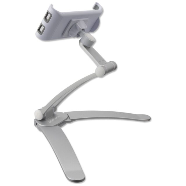 Kitchen holder 4smarts ErgoFix H7 for tablets and smartphones, silver - imagine 4