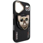 Nimmy Glasses Cool Dog MagSafe case for iPhone 16 black - imagine 5