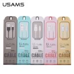USAMS U-Turn microUSB Cable 1m white 2A MICUSBXD02 (US-SJ098) - imagine 2