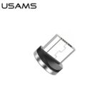 USAMS Adapter magnetyczny microUSB bulksrebrny/silver SJ158USBTA (US-SJ158)