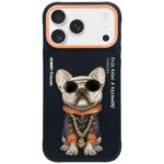 Case Nimmy Glasses Cool Dog for iPhone 17 black