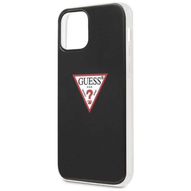 Guess GUHCP12MPCUCTLBK iPhone 12/12 Pro 6,1" black hardcase Triangle Collection - imagine 6