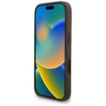 Guess 4G Strap 4G Classic Logo Case for iPhone 16 Pro Max Brown - imagine 5