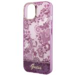 Guess GUHCP14SHGPLHF iPhone 14 / 15 / 13 6.1" fuschia hardcase Porcelain Collection - imagine 6