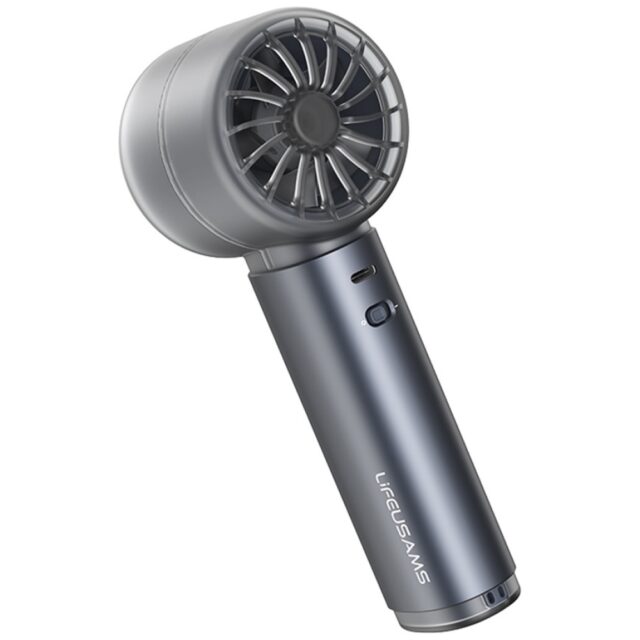 Hand fan USAMS LiFE LU03 black - imagine 4