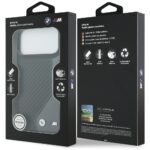 Case BMW M Carbon Logo MagSafe for iPhone 17 Pro Max anthracite - imagine 8