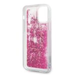 Karl Lagerfeld KLHCP12SROPI iPhone 12 mini 5,4" pink hardcase Glitter Charms - imagine 4
