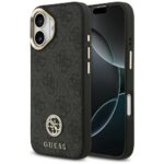 Case Guess 4G Strass Logo MagSafe for iPhone 17 black