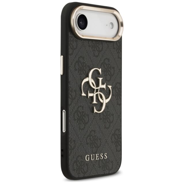 Case Guess 4G Big 4G Classic Logo for iPhone Air black gold - imagine 4